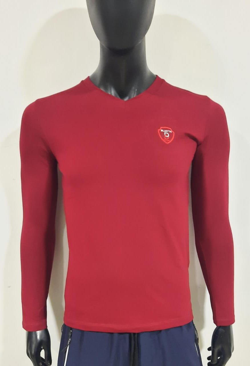 POLOS DE CABALLERO MANGA LARGA CUELLO V Y C/ REDONDO 2025