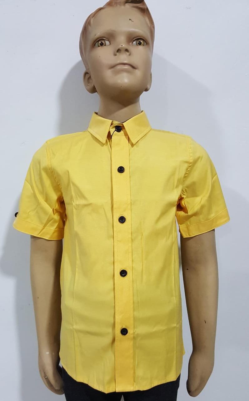 CAMISA NIÑOS CLASICA MANGA CORTA 2024