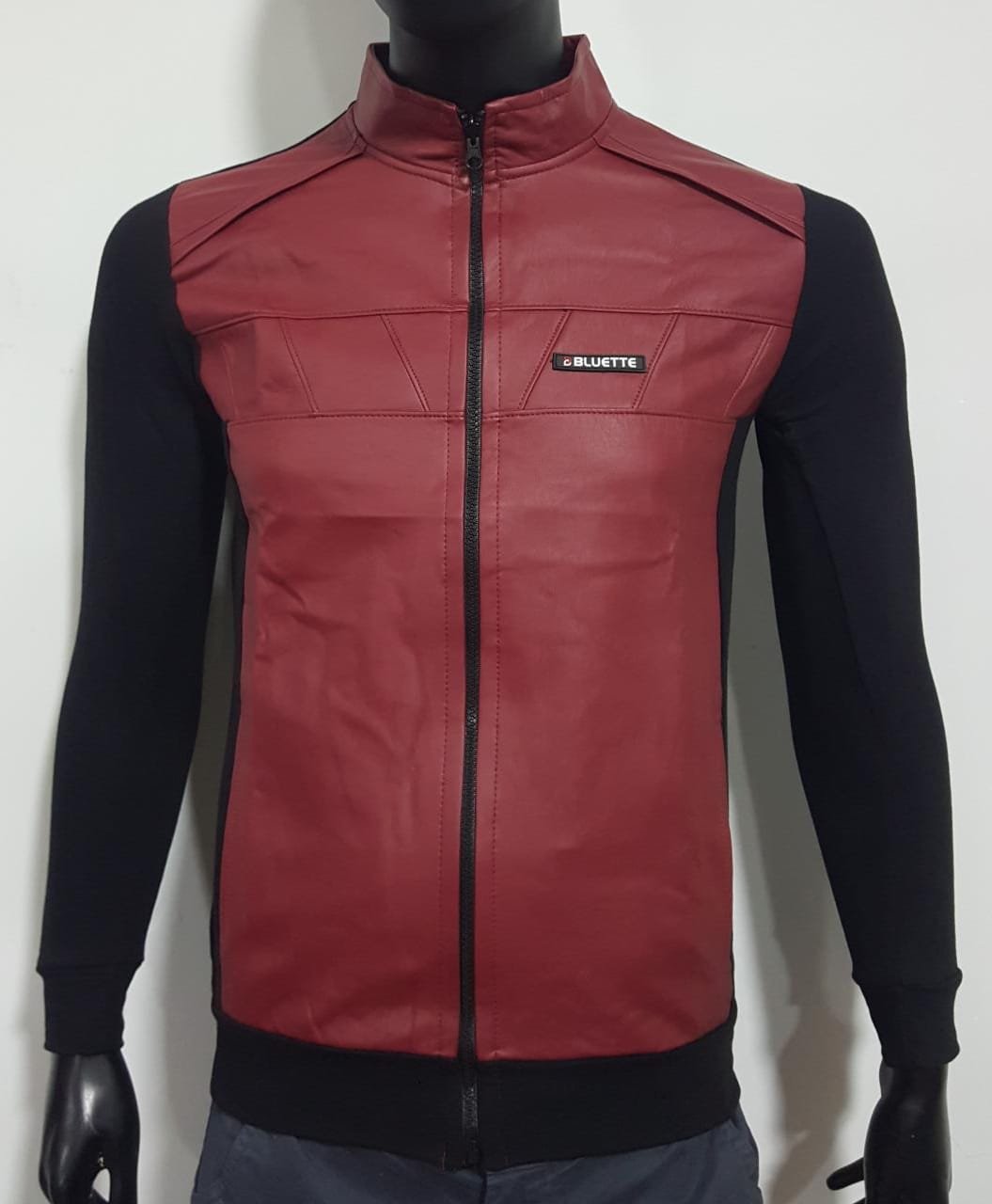 CASACA DE HOMBRE DE CUERINA CUELLO CHINO 2022