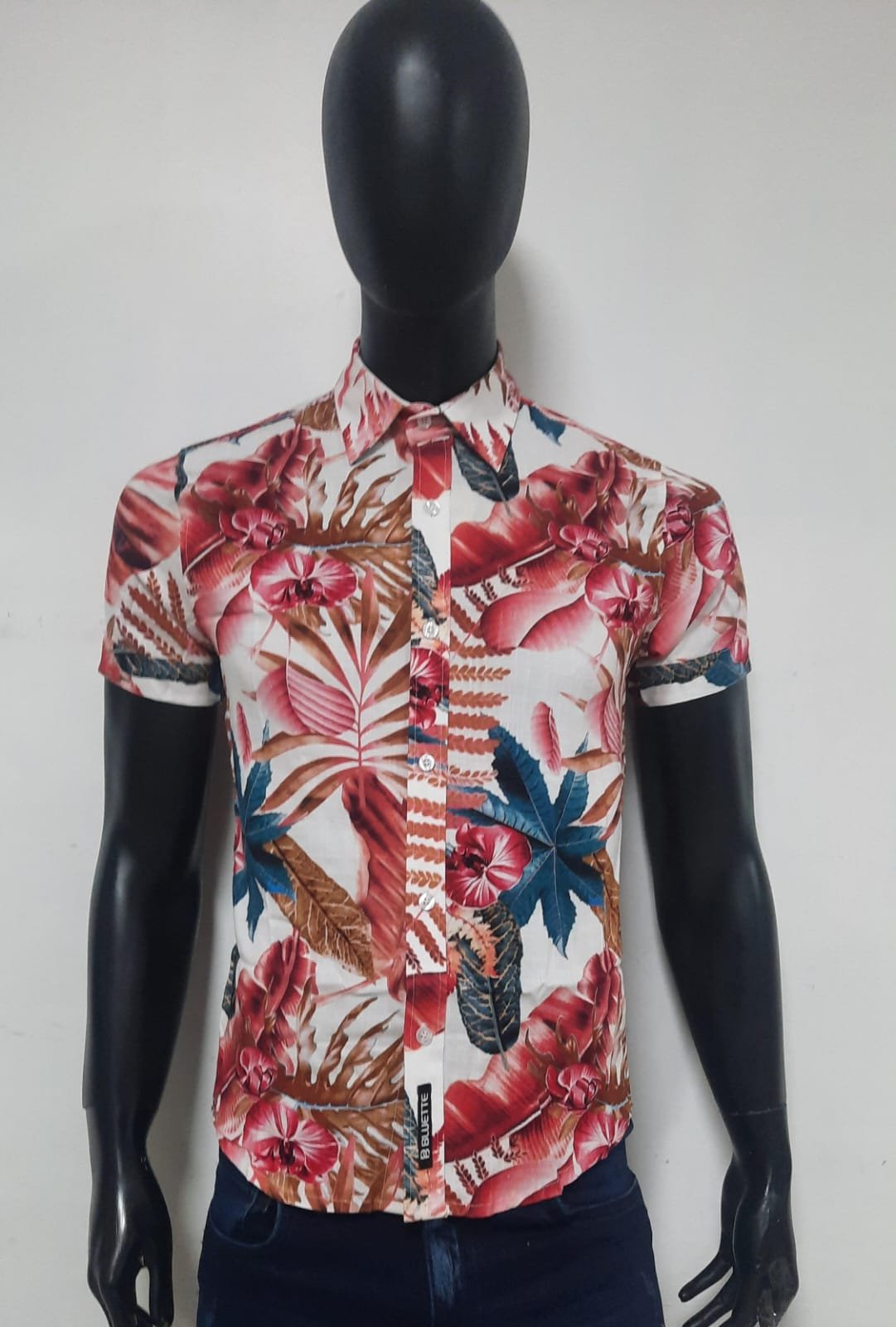 CAMISA CABALLERO MANGA CORTA EN LINO Y CEDA 2024